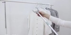 TJR-Tongkat Jemuran Baju Stainless Tiang Pakaian Pengait Baju Adjustable