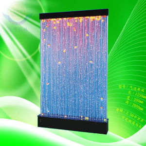 JiFang Pearl Bubble Waterfall Screen Wind Water Curtain Beauty Salon Rural Style Spa Partition Entrance Hotel Therapy Screen Wind