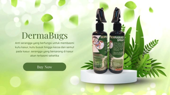 Dermabugs Anti Tungau anti Kutu & Serangga Kutu Busuk / Tungau / Kutu Kasur 100% Efektif