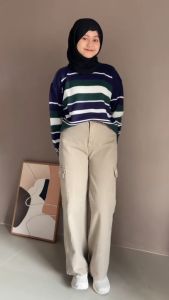 MOANA SWEATER CROP RAJUT WANITA / OKUMA SWEATER RAJUT CROP WANITA / SABRINA SWETER