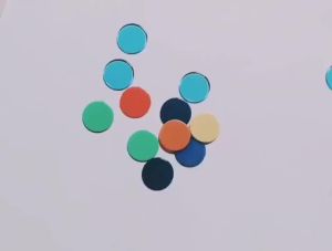 50PCS 15mm Plastic Casino Bingo Markers Token Family Game Toy
