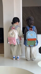 New Korean Backpack for Kids Boy Girl New Style Spine Protection Kindergarte Shoulder bag