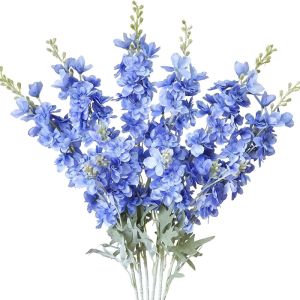 Artificial Flowers Bouquet Silk Fake Flowers for Home Room Decor Garden Wedding Decoration Party Table Center DIY Vase Ornaments