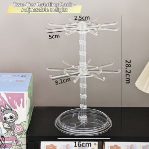 YOUKAMAN | Display Stand Storage Rack For Keychains Charms Figurines Accessories