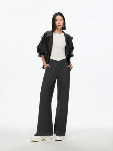Vero Moda | Elastic Waist Loose Straight Casual Pants For Women
