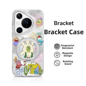 VORRYELL | Cute Cartoon Phone Case With Stand MagSafe Charging Not Sticky