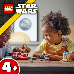 LEGO Star Wars 75384 The Crimson Firehawk (136 Pieces) Toys Mainan Anak Laki Laki Bricks