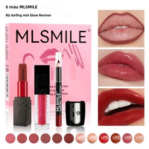 Bộ Son Lì Velvet Lip Glaze Với Bút Kẻ Viền Môi Và Dụng Cụ Mài Gương - Bộ Trang Điểm Hoàn Chỉnh Dưỡng Ẩm Lâu Trôi