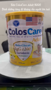 Sữa Bột Nutricare ColosCare Adult Cho Người Lớn Tuổi 800g.