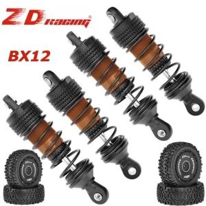 1/12 ZD Racing BX12 RC Off-Road Xe Ô Tô Lốp Cao Su 12 Mm Lục Giác Kim Loại Giảm Chấn Giảm Chấn Phía Trước Phía Sau Combo Nâng Cấp Phần
