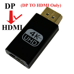 4K DP Male To Female HDMI DisplayPort To HDMI-Compatible Adapter 4K 30Hz/60Hz HD Adapter Video Audio for Laptop PC HDTV