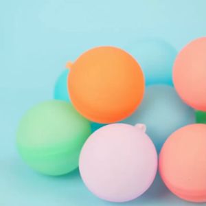 TAIYO Water Bomb Splash Ball Balon Air Set 6 Pcs Balloon Bola Air Silikon Kolam Reusable Swimming Pool Outdoor