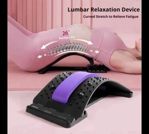 简素净 | Máy Kéo Giãn Cột Sống Đa Cấp Độ Hỗ Trợ Thắt Lưng Máy Massage Dụng Cụ Chỉnh Sửa Cột Sống Thảm Tập Thể Dục Eo Thiết Bị Kéo Giãn Lưng