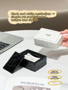 XIAOHUANGLU | 2025 New Ceramic Toothpick Storage Box High-End