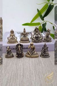 Decor Mini Tượng Đồng Phật Giáo Mật Tông Cỡ Nhỏ Trang Trí Tiểu Cảnh Trà Đạo Không Gian Thờ Tự - Đồ Đồng Thuận Tâm