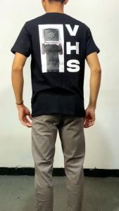 BAPIN T-Shirt VHS Black: Gaya Desain Vintage Untuk Pria