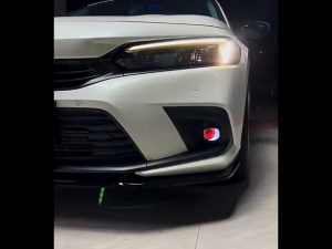 Dynamic 3D Devil Eyes Lens Light LED 12V-36V Remote Control 33 Mode Changes Retrofit Kits Headlight