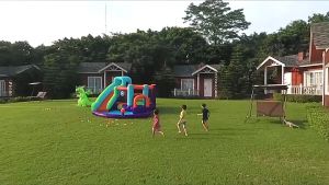 🔥READY STOCK🔥 Airmyfun Inflatable Castle Slide Oxford Cloth Kids Water Upstream Park Swimming Pool Castle