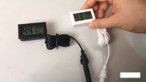Digital Temperature Humidity Monitor LCD Display Hygrometer Thermometer with External Probe Indoor Use