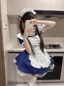 MIAO Angel Maid Outfit Dễ Thương Màu Xanh Lam Dễ Thương Lolita Dress Cho Nữ Nhân Vật Hoạt Hình Đồ Chơi Cosplay