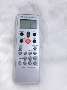 Remote máy lạnh TOSHIBA WC-L03SE - ĐIỀU KHIỂN ĐIỀU HÒA TOSHIBA WC-L03SE XÁM-KHÔNG NẮP