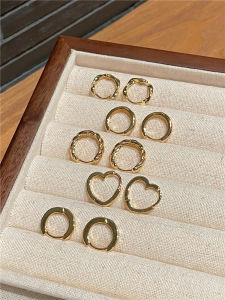 Sleeping Friendly Fashionable Steel Needle Earrings Minimalist Versatile Jewelry You Can Wear All Day without Removing Them