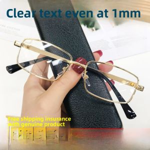 Ultra-Light High Index Reading Glasses for Men And Women Blue Light Blocking High Definition Clear Vision for Elderly 175/500/600 Degrees