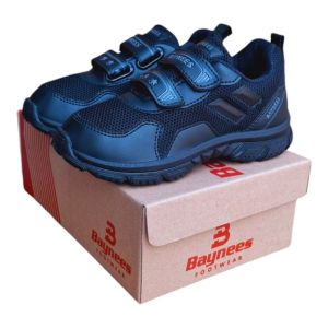 Sepatu Sekolah Anak Laki Laki Perempuan Sd Hitam Baynes Series