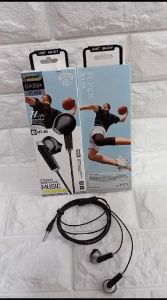 Headset Transparan HT-03 Handsfree Stereo Earphone Music Hifi Extra Bass ht03