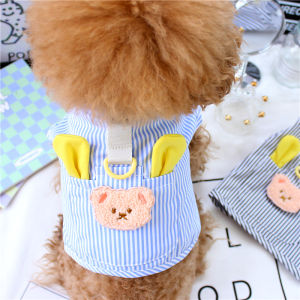 Lightweight Dog Vest with Leash Small Dogs Spring Summer Autumn