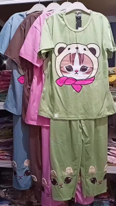 Setelan Baju Tidur Anak Perempuan Umur 8 - 12 Tahun CP 7/8 / Celana Anak 7/8 / Set Baju Anak / Piyama Anak Perempuan / Baju Tidur Anak Perempuan / Piama Anak Perempuan / Baju Anak Perempuan / Baju Anak Cewek / Setelan Anak Perempuan / Setelan Anak Cewek