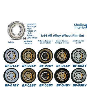 Nintendo | B Series Small Flange Metal Wheels with Bearings 1/64