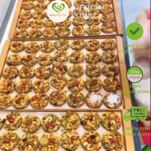 Bánh granola Alpha nutrition không đường ăn kiêng giảm cân tự nhiên đồ ăn vặt healthy