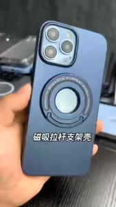 Tarra Case For Samsung Galaxy S25 S24 S23 Ultra 5G Magsafe Matte Hard Case Pull Ring Stand Premium Cover Mewah Casing Viral S25Ultra S24Ultra S23Ultra