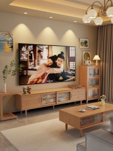 DONGMU | Solid Wood TV Stand Storage