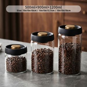 Ankou | Moisture-Proof Food-Grade Coffee Storage Jar Vacuum Seal