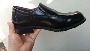 CHEN DIAMOND รองเท้าหนัง ทรงโลฟเฟอร์ หนังแท้100% รองเท้าทางการ สำหรับผู้ชาย พิ้นนุ่ม กันลื่นได้ดี รุ่น 103 สีดำ ไซส์ 40-46