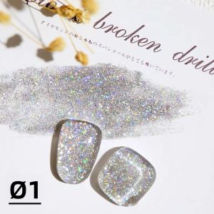 Sơn Gel Móng Tay Phản Quang WS Purple Gold Silver 10ml Nhũ Lấp Lánh Hồng Đỏ Bóng Mượt Bán Vĩnh Cửu Dụng Cụ Làm Móng