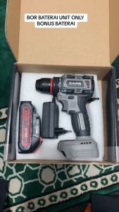 APR Bor Baterai AP12+ 10mm keyless auto lock mesin bor besi kayu drive sekrup drill brushless