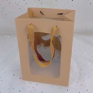 PaperBag Tali Untai Coklat | PaperBag Mika Hampers Souvenir Ulang Tahun | Tas Belanja Berbagai Ukuran