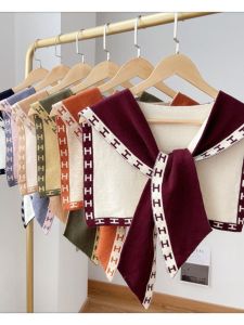 ฤดูใบไม้ผลิ ฤดูร้อน ผ้าคลุมไหล่ผ้าคลุมไหล่เล็กถัก ผู้หญิง แฟชั่น ฤดูใบไม้ร่วง ฤดูหนาว ปมป้องกันคอเหมือนแคชเมียร์ ดีไซน์ ผ้าพันคอ