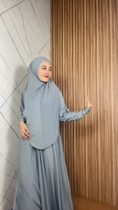 GAMIS ABAYA BETWING JERSY PREMIUM SET KERUDUNG TERBARU