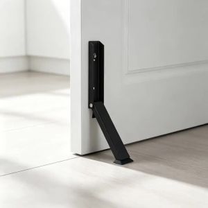 Heavy-Duty Metal Door Stopper High Hardness Anti-Collision Windproof Door Blocker Safety Door Gap Stop for Household Daily Use