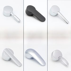 Kitchen Bathroom Faucet Repair Parts Shower Mixer Valve Handle Bathroom Sink Cold Hot Water Tap Handle Replacement Accessories