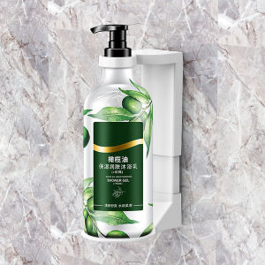 ชั้นวางน้ำยาทำความสะอาดห้องครัวชั้นวางครีมอาบน้ำชั้นวางขวดแชมพูแบบแขวนไม่ต้องเจาะรูอุปกรณ์จัดเก็บของวิเศษแบบแขวนผนัง