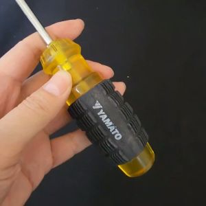 YAMATOO Obeng Panjang 12 Inch Magnet Gagang Karet Plus Minus Satuan