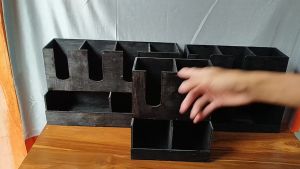 RAK CUP SEMUA UKURAN BAHAN TRIPLEK | HOLDER CUP SEDOTAN | TATAKAN CUP JUALAN