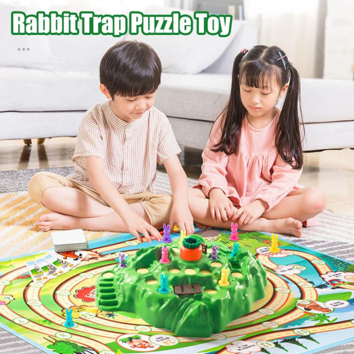 Rabbit Trap Toy Children's Puzzle Competitive Table Game Toys Children  Montessori Fun Interactive Board Game Toys Gift Lazada PH
