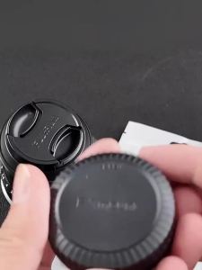 Rear Lens Cap Cover + Camera Front Body Cap for Fujifilm XS20 XS10 XT5 XT4 XT3 XT30 XT20 XE4 XE3 XH1 XH2S XA20 XA7 XPRO3 XPRO2