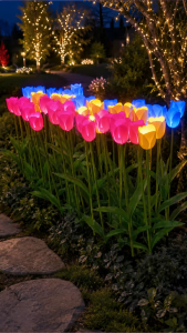 Flower Tulip Christmas Light 24pcs and 1pc Driver SET HJ 50Watts- BH-FT-284V